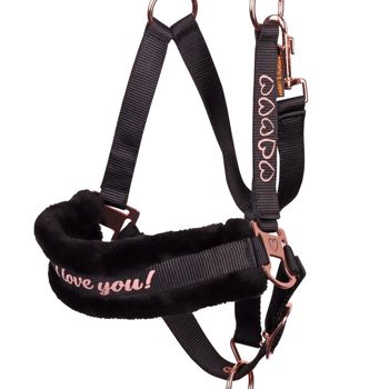 HALSTERSET LOVE FULL ZWART