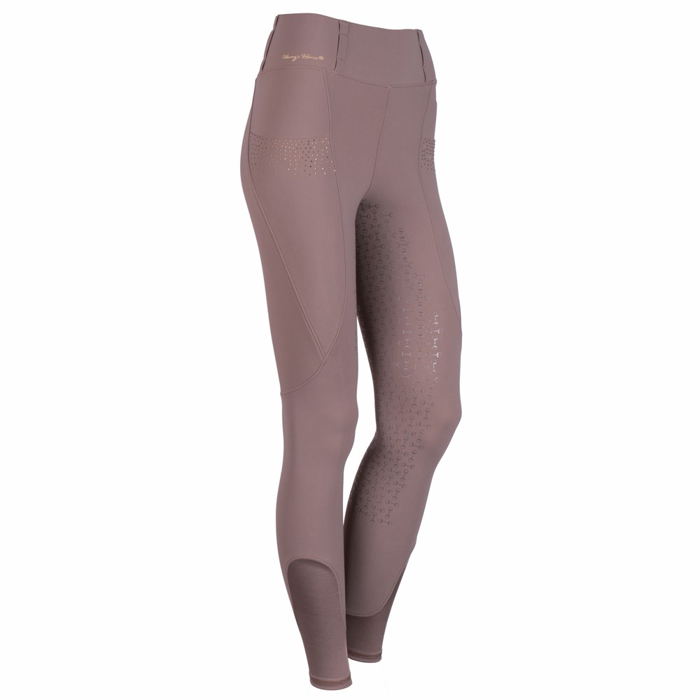 RIJBROEK EQUITIGHTS CLASSY FULL GRIP COFFEE-QUARTZ