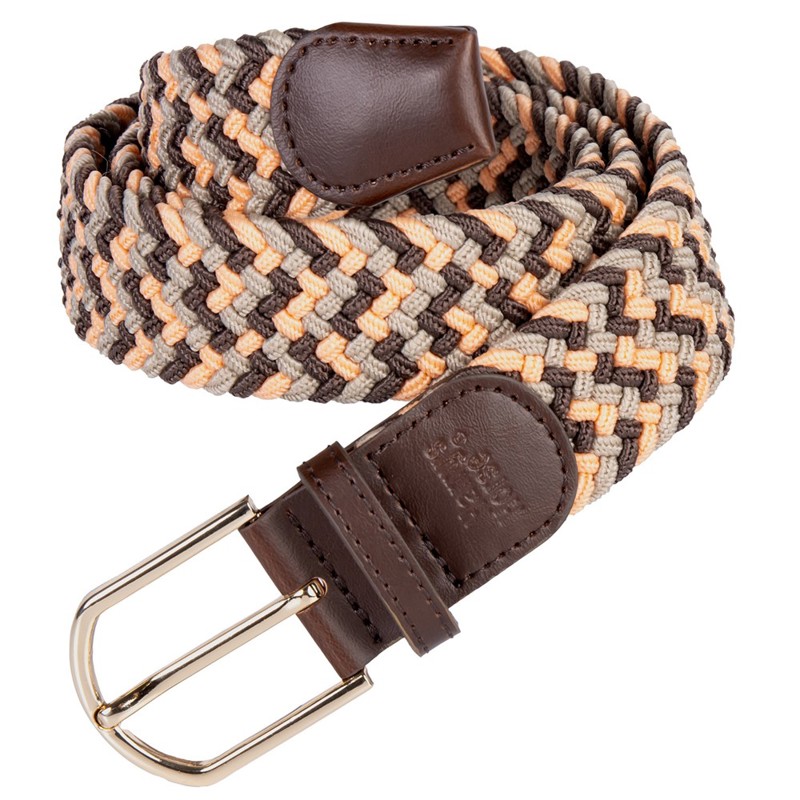 RIEM ELASTISCH 100CM COFFEE-QUARTZ
