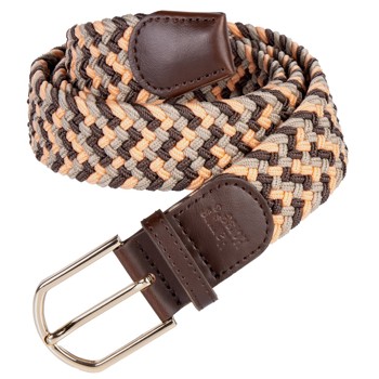 RIEM ELASTISCH 100CM COFFEE-QUARTZ