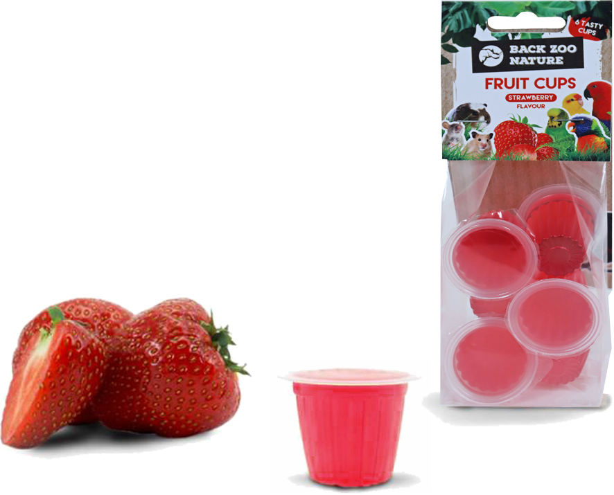 Fruitcup Strawberry Zak A 6 Stuks