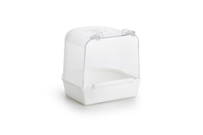 BADHUISJE ROND GROOT WIT PLAST