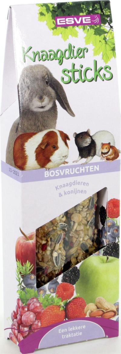 KNAAGDIERSTICKS BOSVRUCHTEN 2 ST