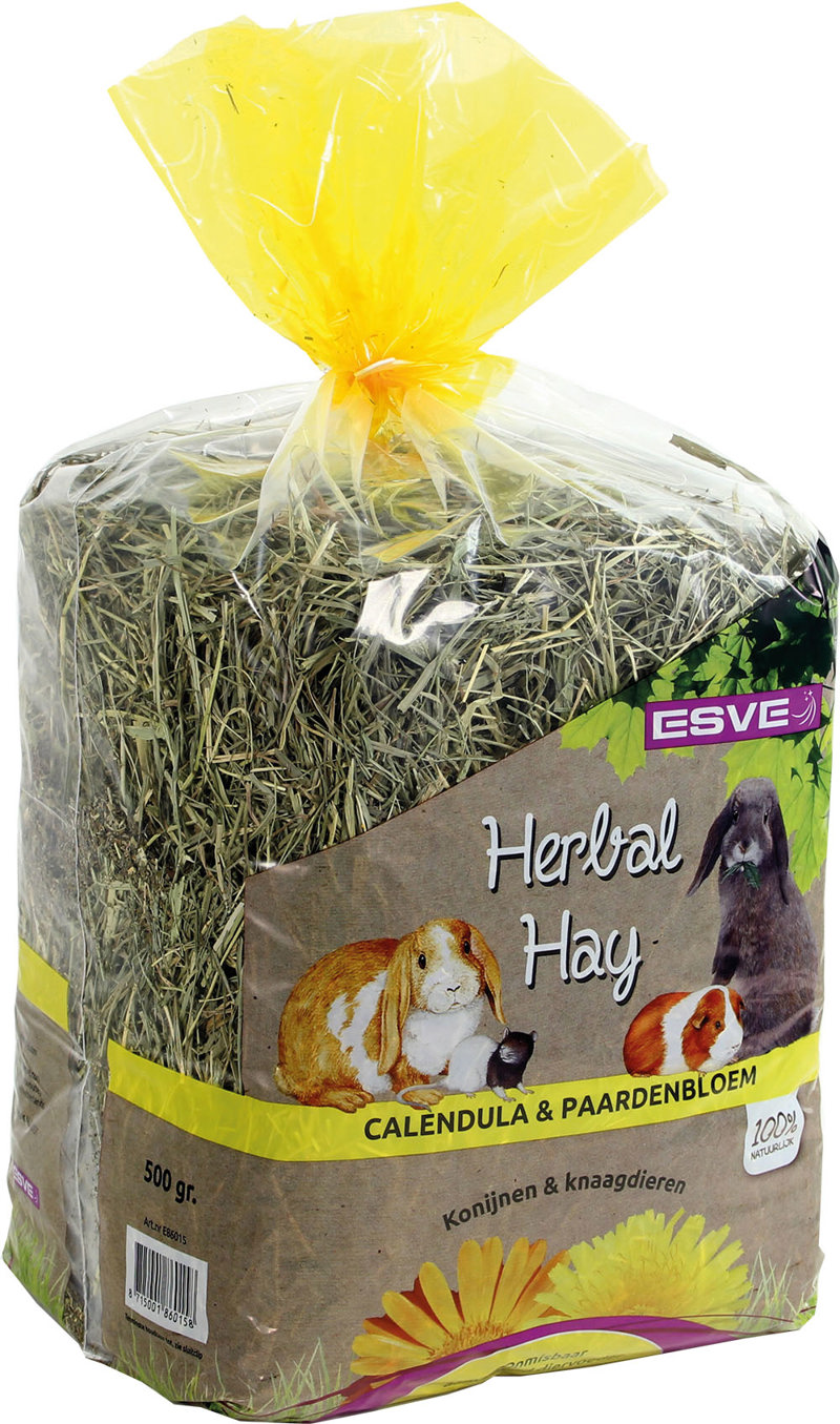 HERBAL HAY CALENDULA&PAARDENBLOEM 500 GR