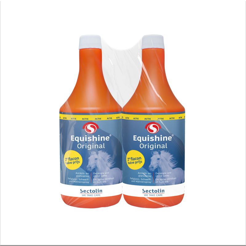 ACTIEVERPAKKING 2X FLACON EQUISHINE 1LTR