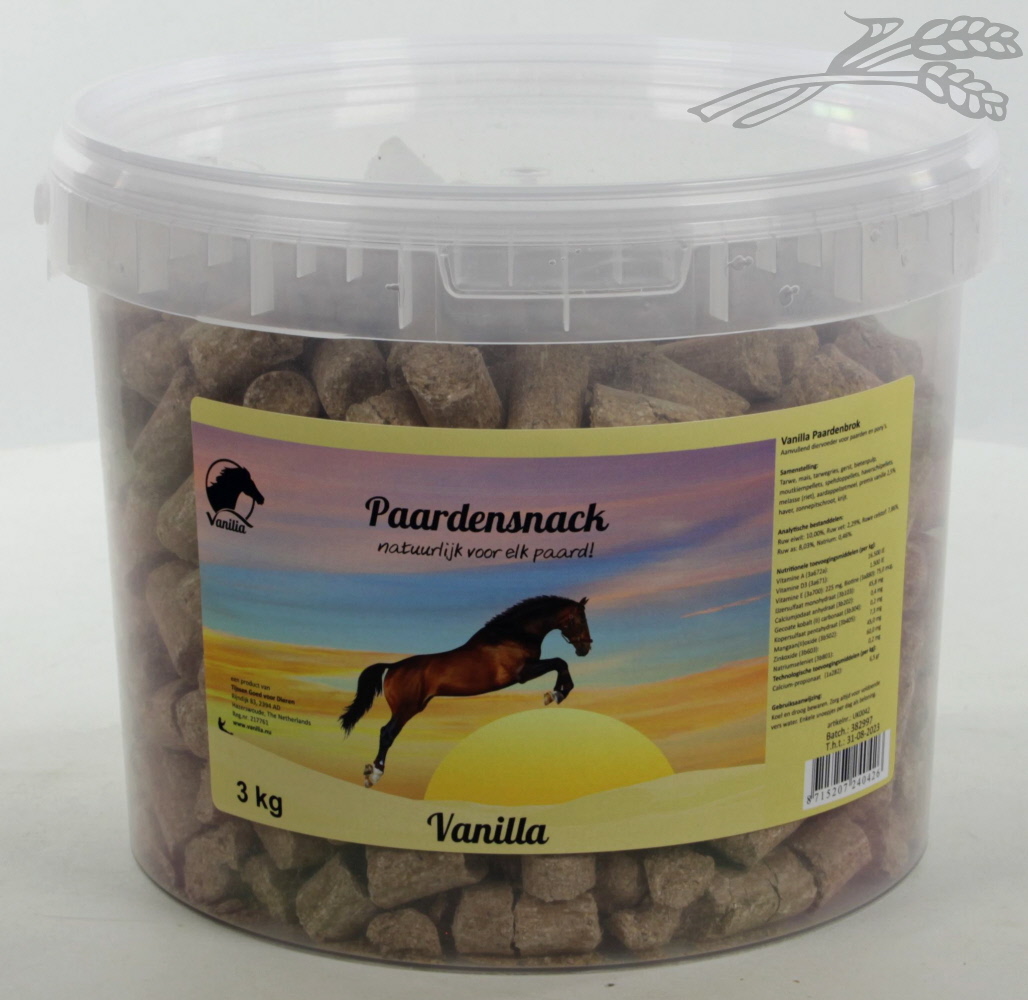 Vanilia Paardenbrok Vanilla 3 Kg