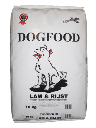 DOGFOOD LAM EN RIJST 10 KG