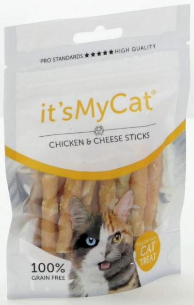 IT'S MY CAT CHICKEN & CHEESE STICK 50 GR
