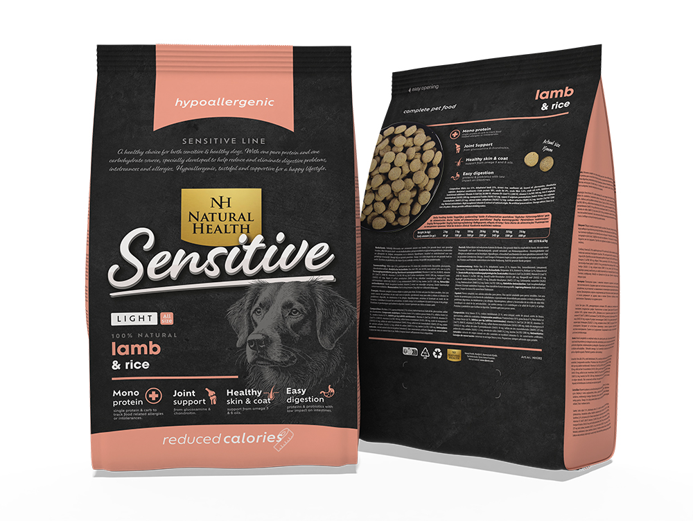 NATURAL HEALTH DOG LAMB & RICE REDUCED (1.75 KG.)