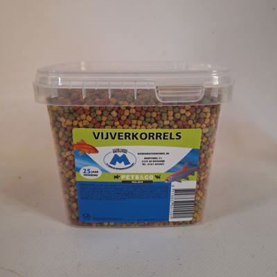 VIJVERKORRELS 1,2 LITER 3 MM