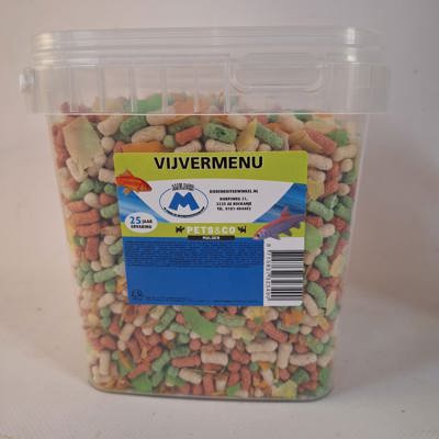 VIJVERMENU 2,5 LITER
