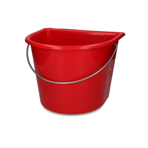 EMMER MET VLAKKE KANT 15 L ROOD