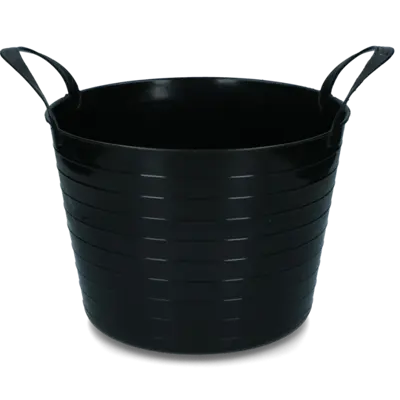 EMMER V-TRUG FLEXI ZWART 40 L