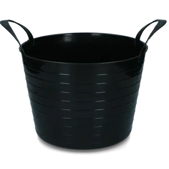 Emmer V-Trug Flexi Zwart 40 L