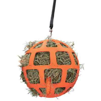 HAY SLOWFEEDER FUN AND FLEX 22 CM ORANJE