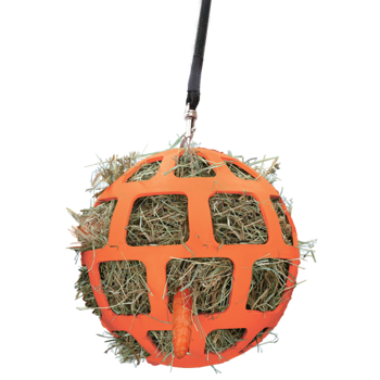 HAY SLOWFEEDER FUN AND FLEX 22 CM ORANJE