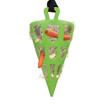 HAY SLOWFEEDER FUN AND FLEX 22 CM GROENE WORTEL