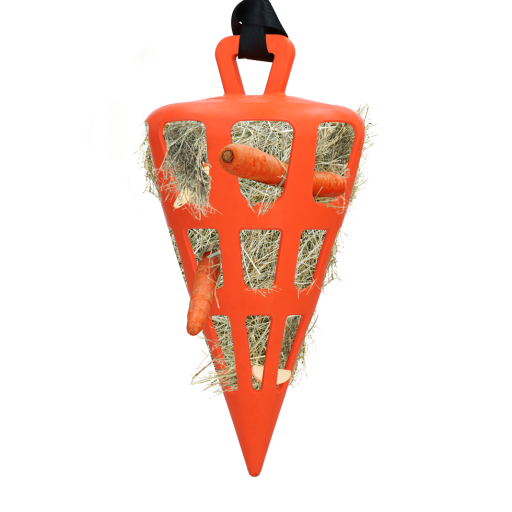 HAY SLOW FEEDER FUN & FLEX CARROT ORANJE