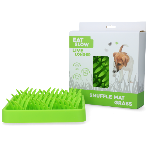 EAT SLOW LIVE LONGER SNUFFELMAT GRAS
