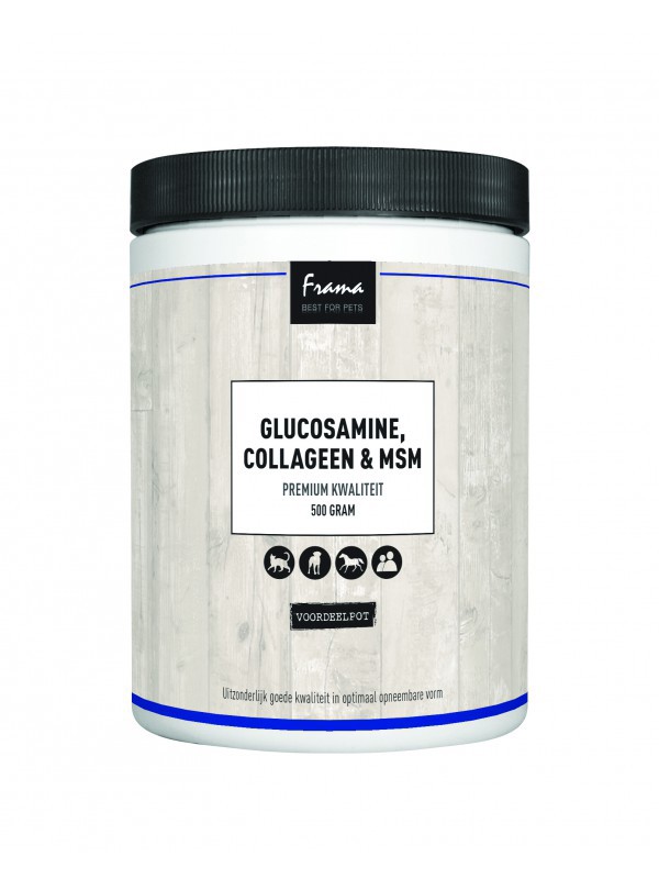 FRAMA GLUCOSAMINE, COLLAGEEN & MSM 500 GRAM