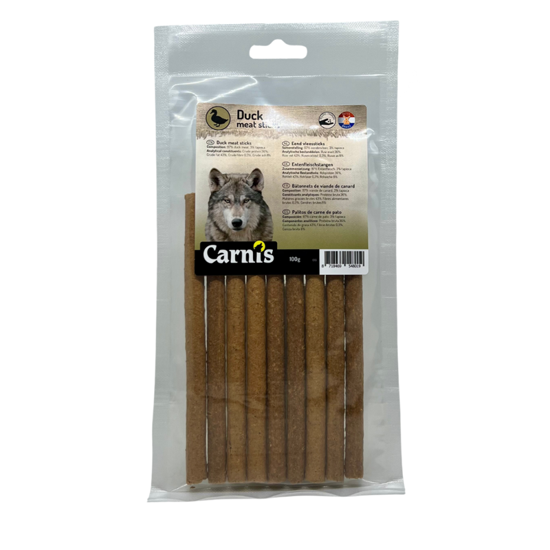 CARNIS VLEESSTICKS EEND 100GR.