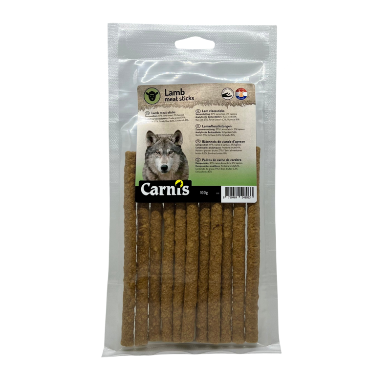 CARNIS VLEESSTICKS LAM 100GR.