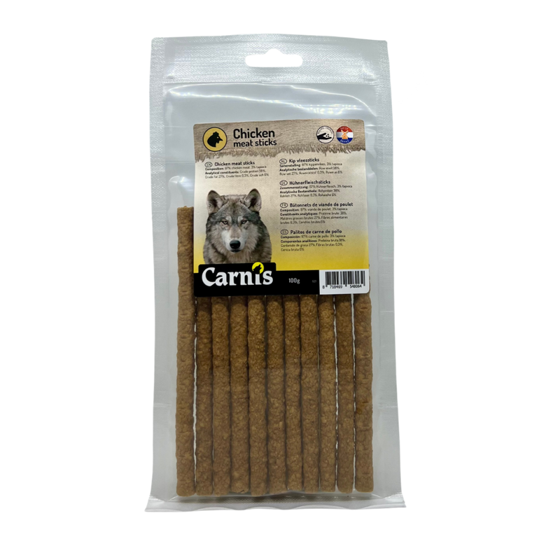 CARNIS VLEESSTICKS KIP 100GR.