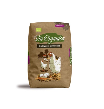 VIA ORG LEGKORRELS 3MM BIO 12,5 KG