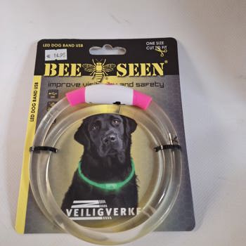 Bee Seen Dog Band Usb Pink