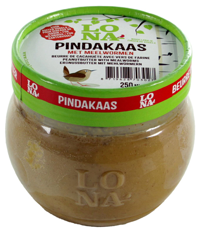 LONA PINDAKAAS MET MEELWORMEN 250 ML