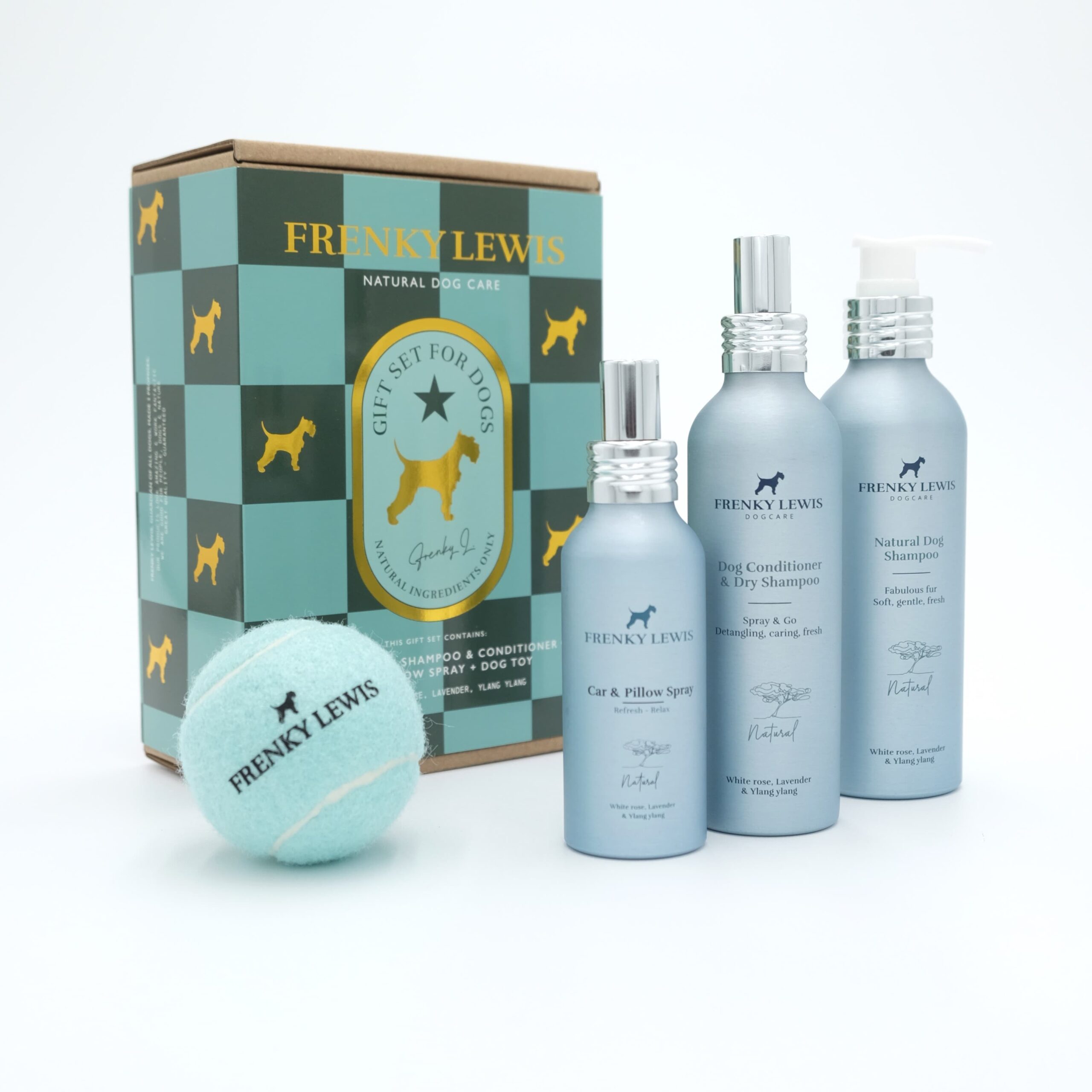 CHRISTMAS GIFT SET DOG SHAMPOO CONDITIONER & DRY SHAMPOO - C