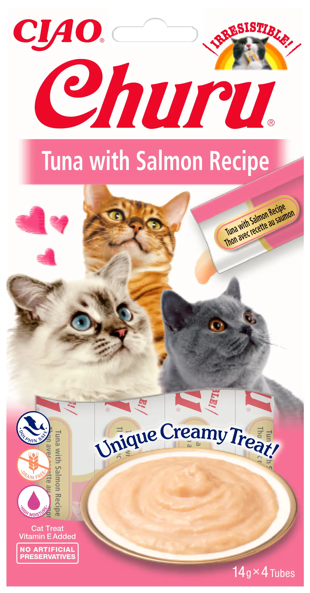 Inaba Churu Cat Tuna With Salmon.
