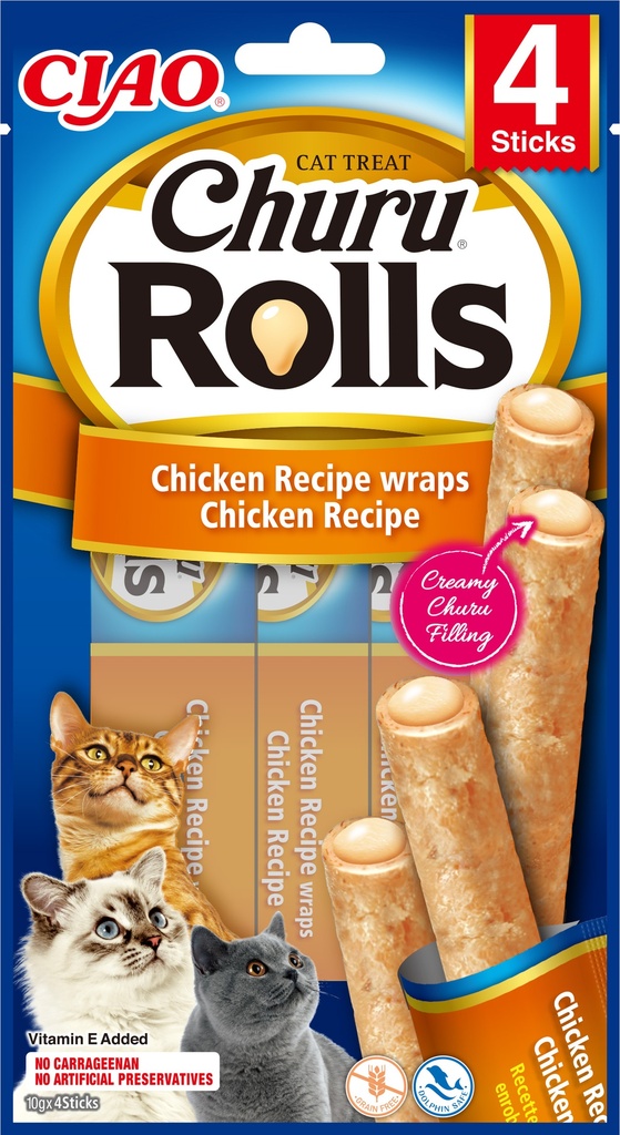CHURU ROLLS CAT CHICKEN RECIPE WRAPS CHICKEN RECIPE.