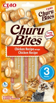 INABA BITES CAT  WRAPS CHICKEN 