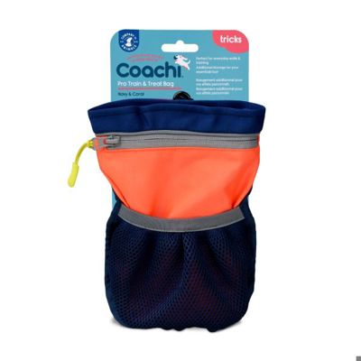 COACHI PRO TRAIN & TREAT BAG NAVY & CORAL