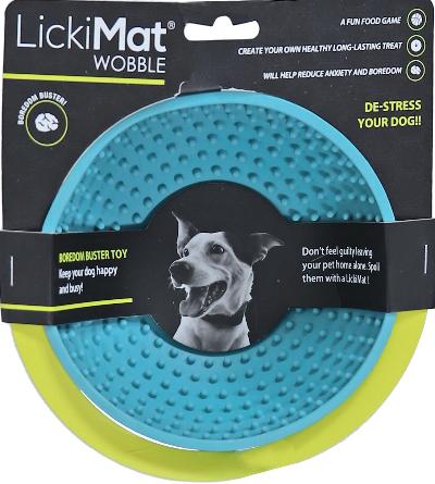 LICKIMAT LIKMAT WOBBLE TURQUOISE 17X8CM